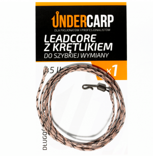undercarp-Leadcore-with-Quick-Change-Swivel-45-lbs-100-cm-brown-carp-fishing