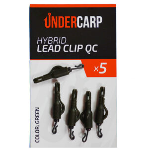 Quick Change Hybrid Lead Clips Green undercarp