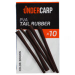 PVA Tail Rubber Brown undercarp