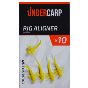 Rig Aligner Worm – Yellow undercarp