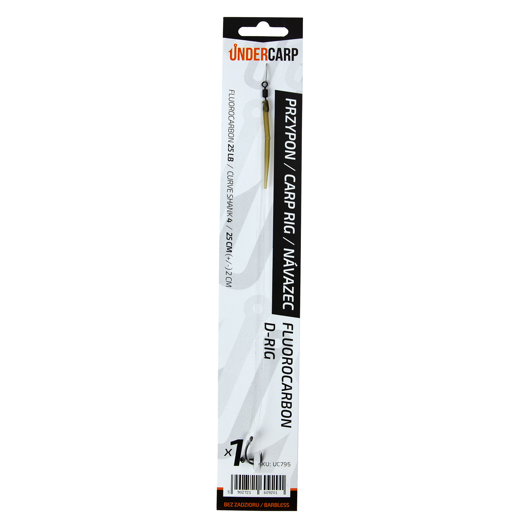 Fluorocarbon D-Rig Barbless 4