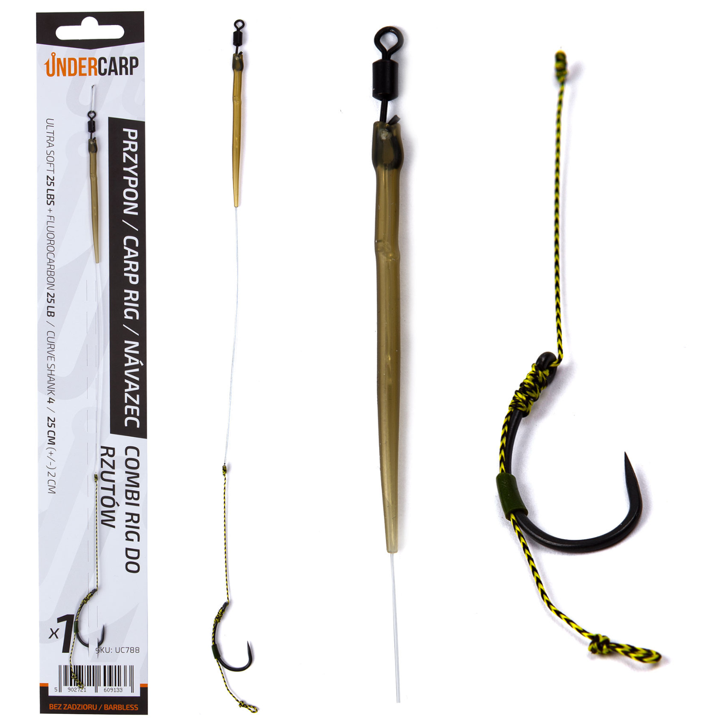 Ready Rigs Combi Rig Barbless 4 undercarp