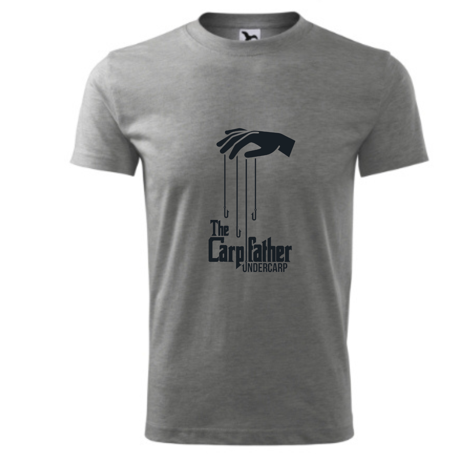T-shirt Dark Gray Melange The Carp Father
